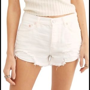 Free People Loving Good Vibrations Shorts